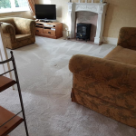Carpet cleaning result from Carpet Guru 1