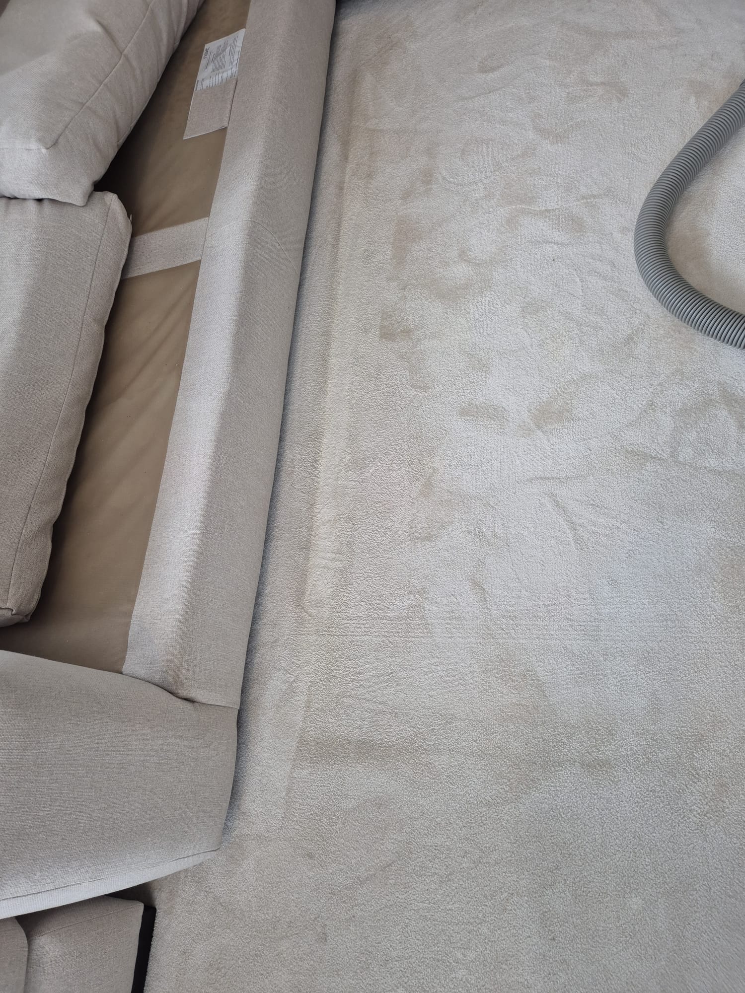 Freshly cleaned stairs