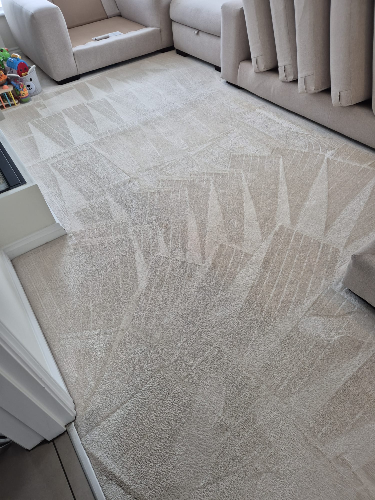 Before and after cleaning